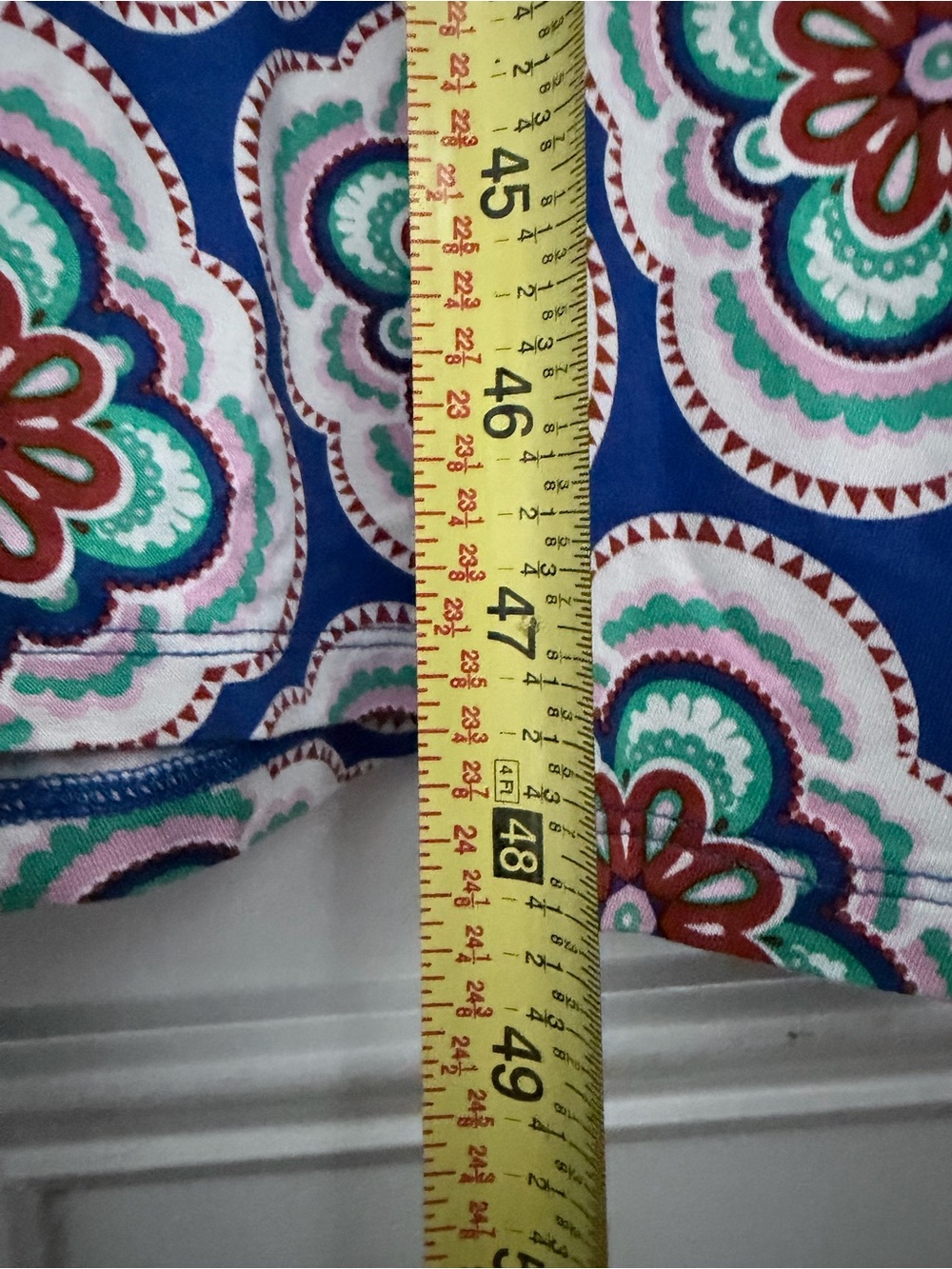 Boden Women’s Lily Jersey Stretch Midi Tea Botanical Dress Sz 10 - Picture 8 of 8